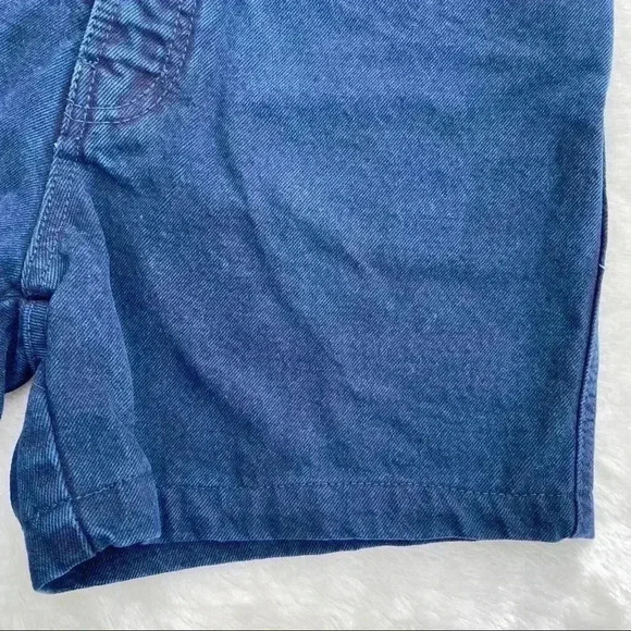 Vintage Joe Bloggs High Waisted 100% Cotton Dark Wash “mom” Jean Short (31R) - Picture 6 of 11